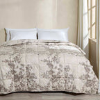 Φανελένιο Πάπλωμα Αιγαίον Flannel Tree 220X240 Beige